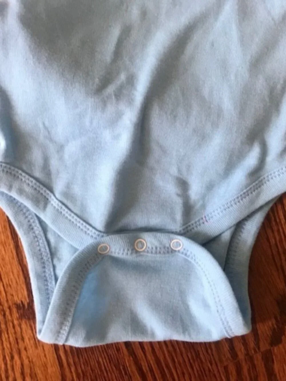 5 Rabbit Skins Infant Baby Boy Blue Onesie Bodysuit Size. 6 mos New withOut Tag